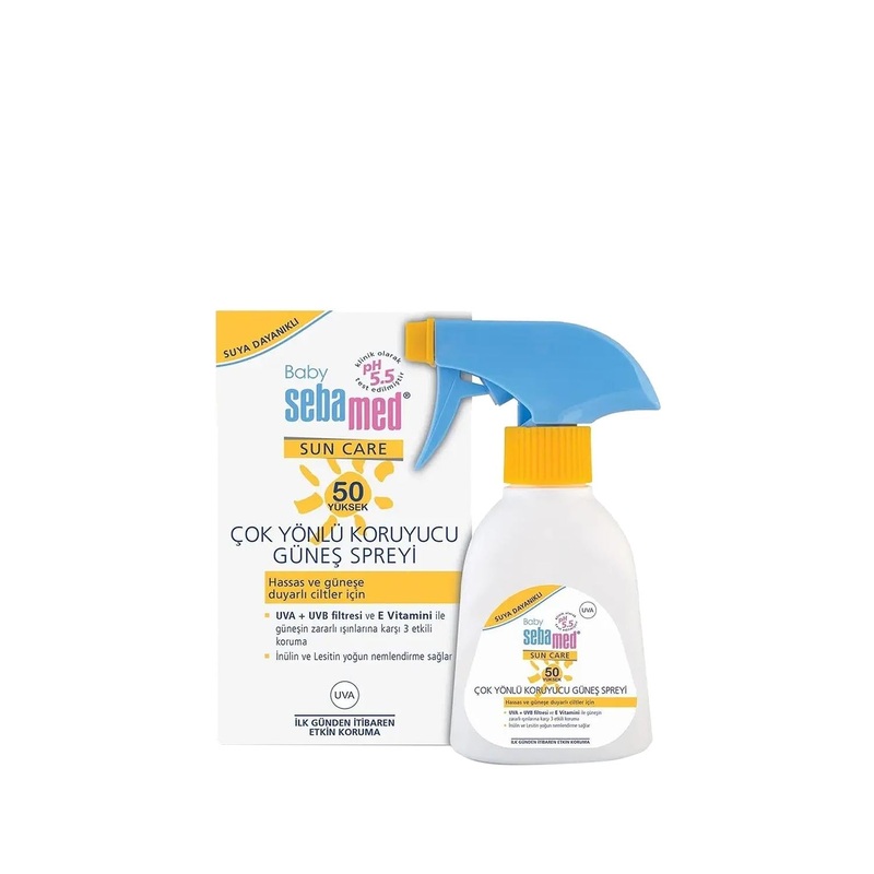 Sebamed Baby Sunscreen Spray SPF50 200ml – Gentle Protection for Sensitive Skin