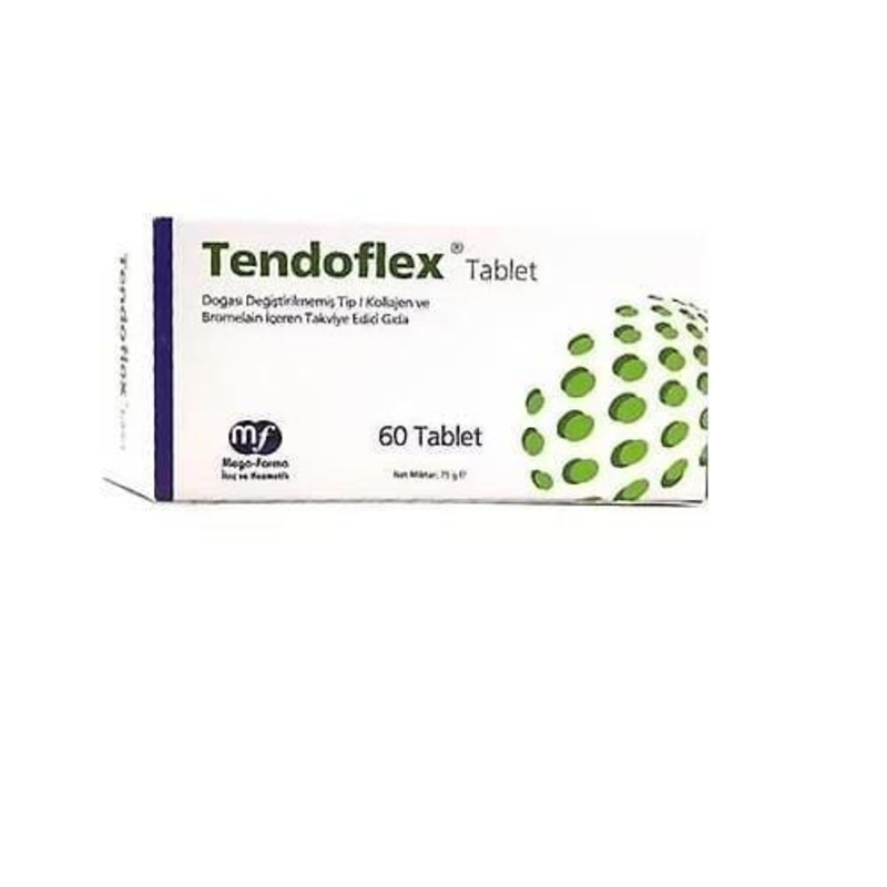 Tendoflex Collagen Supplement for Joint Health Support – 60 Tablets with Type I Collagen, Vitamin C, and Antioxidants