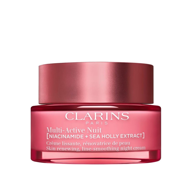 Clarins Multi Active Night Cream for Dry Skin: Anti-Aging, Moisturizing, and Radiant Nighttime Skincare
