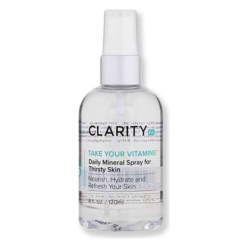 ClarityRx Take Your Vitamins Daily Mineral Spray  120ml | Instant Hydration & Soothing Relief