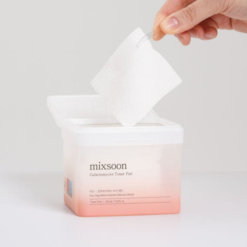 mixsoon Galactomyces Toner Pad  60ea/210ml | Hydrating & Brightening Toner Pads