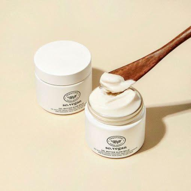 So Natural So Vegan Sal Butter Glow Balm – 70ml | Deep Moisture & Radiant Glow