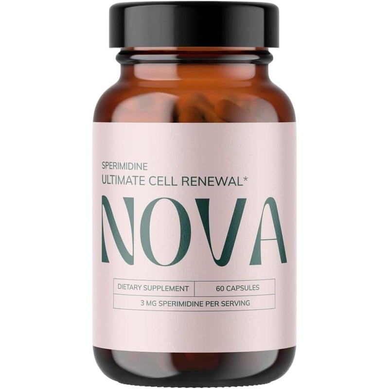 ULTIMATE CELL RENEWAL NOVA Spermidine Supplements  60 Capsules | Anti-Aging, Cellular Detox & Longevity Support