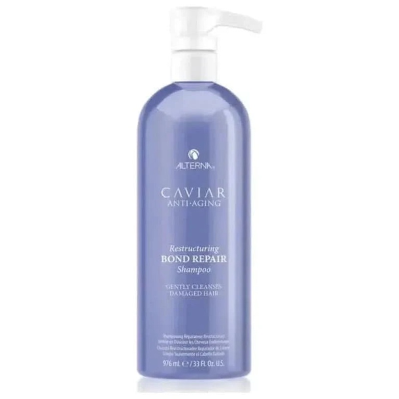 Alterna Caviar Restructuring Bond Repair Shampoo  1000ml | Gently Cleanses & Restores Damaged Hair