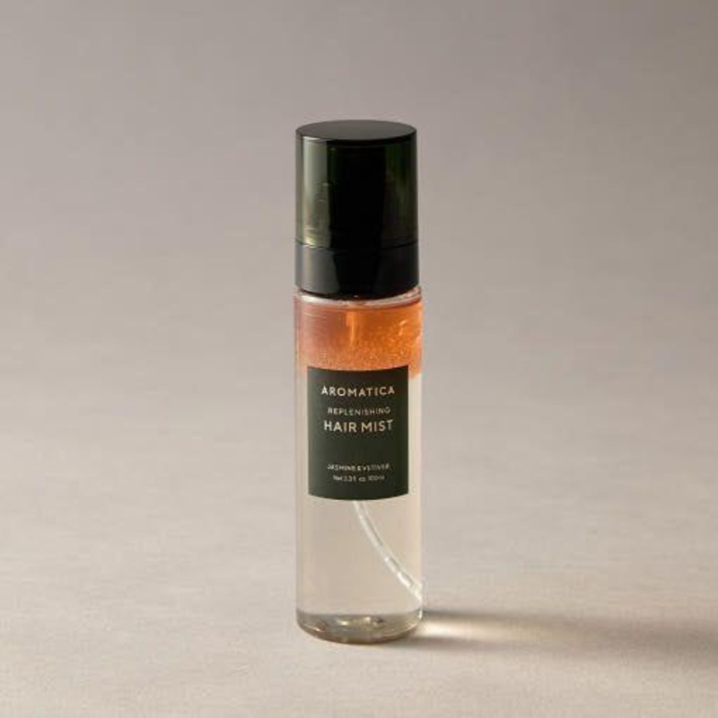 AROMATICA Replenishing Hair Mist Jasmine & Vetiver  100ml | Hydration, Shine & Aromatherapy On the Go