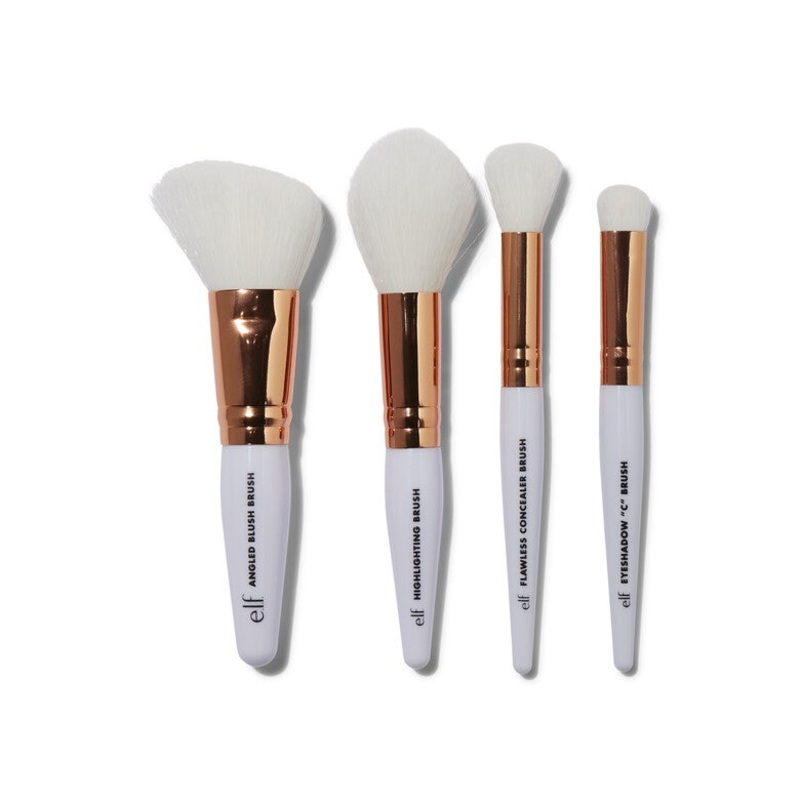 Elf Rose Gold Travel Brush Kit