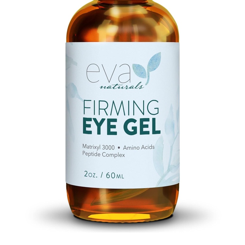 Eva Naturals Firming Eye Gel  60ml | Reduces Puffiness, Dark Circles & Fine Lines 2 Fl Oz (Pack Of 1)