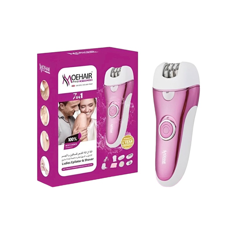 Moehair 7 in 1 Ladies Epilator and Shaver – MO-9049