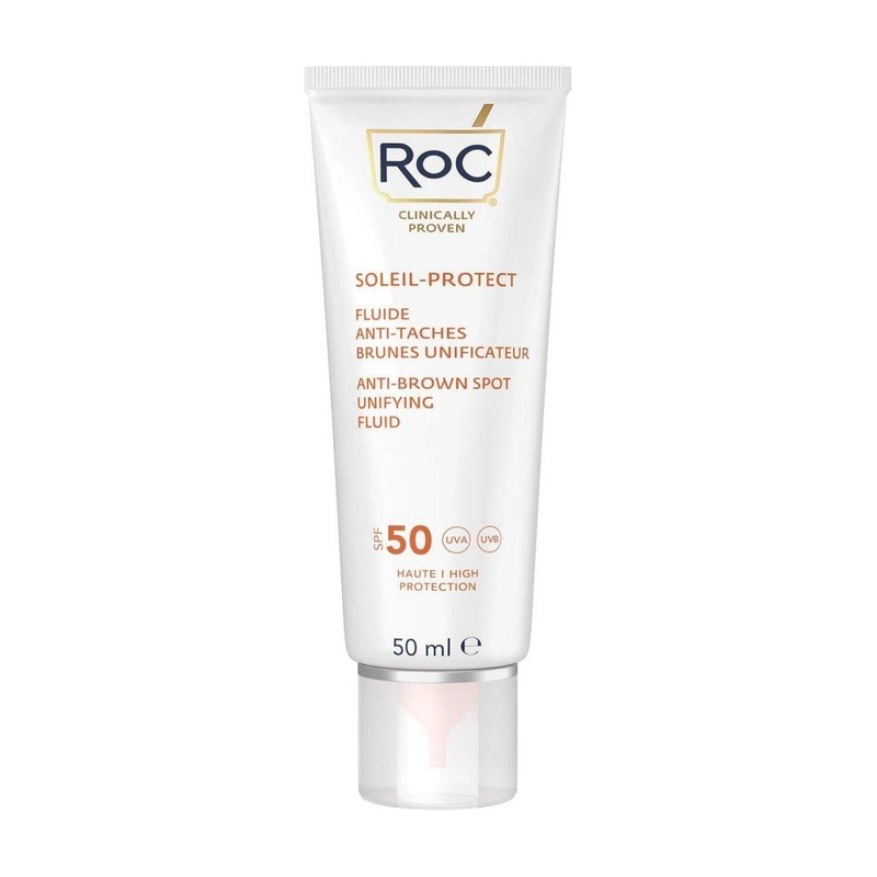 RoC Soleil-Protect Unifying Fluid SPF50  50ml | Anti-Brown Spot, Brightening & High UV Protection