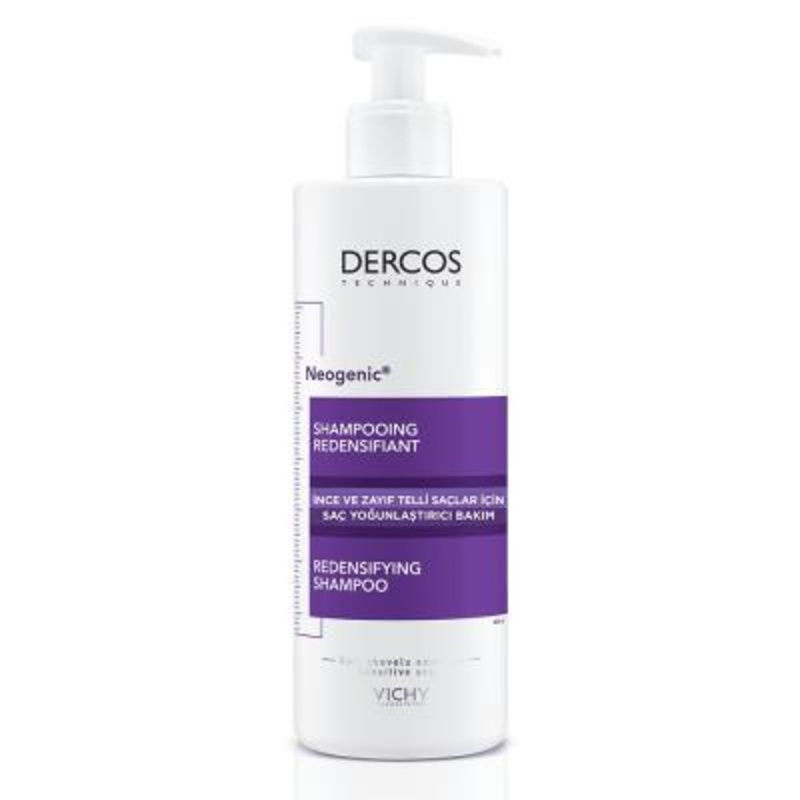 Vichy Dercos Neogenic: Hair Thickening Shampoo for Hair Loss & Density | Volumizing, Paraben-Free, Hypoallergenic, Dermatologist Tested
