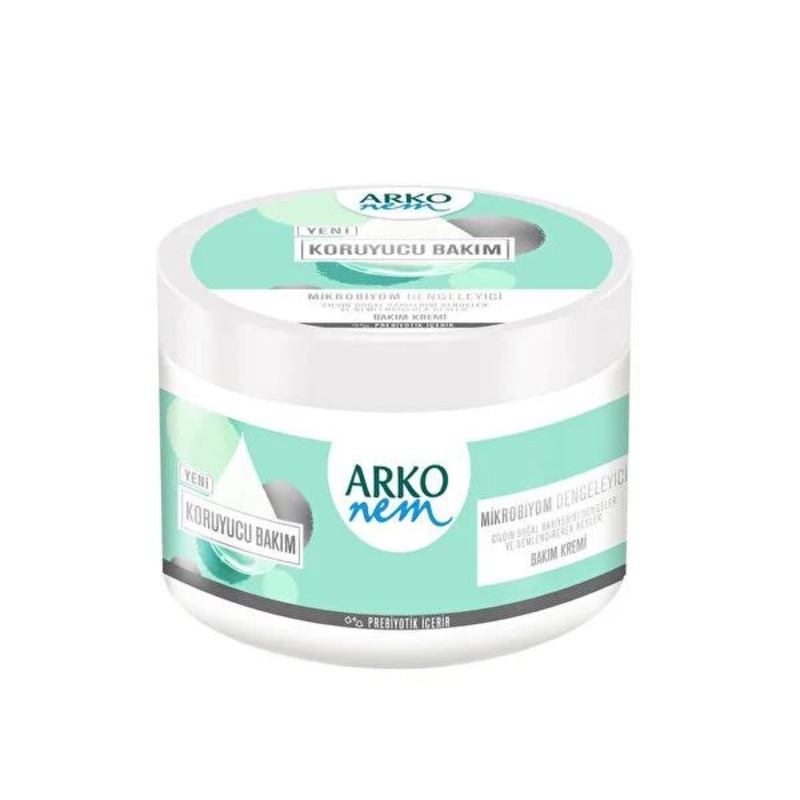 Arko Moisturizing Cream with Prebiotic – Gentle Skincare for Sensitive Skin, Paraben-Free, 14.22 fl oz