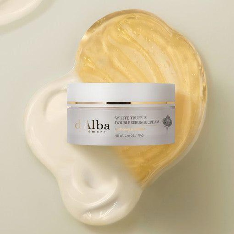 d’Alba White Truffle Double Serum & Cream  70g | Customisable Vegan Moisturiser