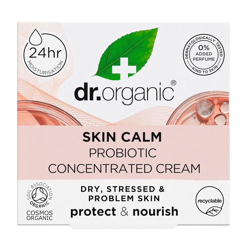 Dr Organic Probiotic Concentrated Cream SKIN CALM, 50 mL