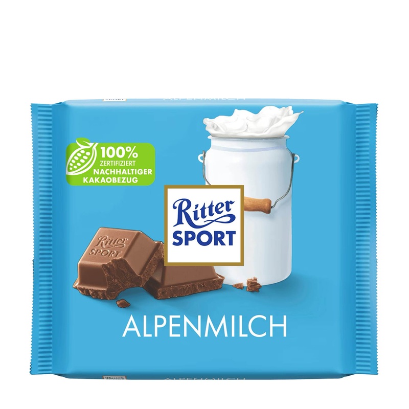 Ritter Sport Alpine milk milk chocolate bar, 100 g