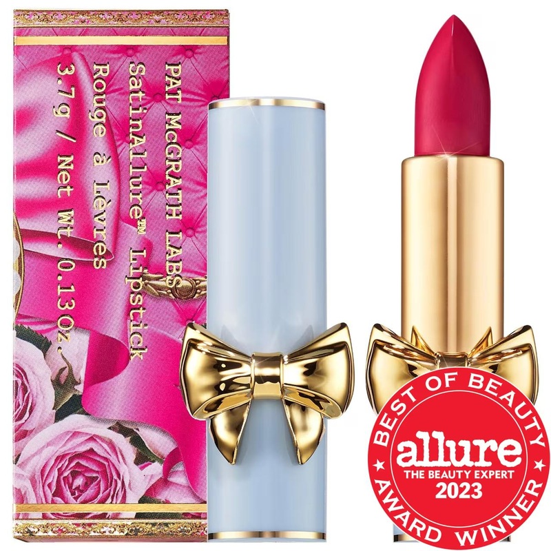 SatinAllure Hydrating Satin Lipstick: Luminous, Creamy Color with Botanical Collagen & Passion Fruit Extract | Paraben, Phthalate, Sulfate-Free