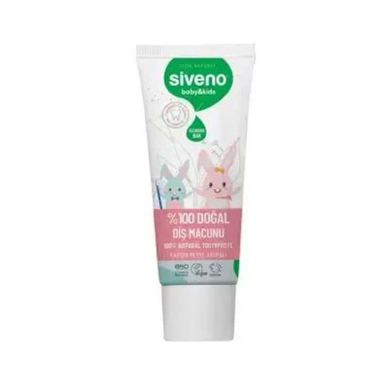 Siveno Natural Toothpaste for Children and Babies – 100% Natural Ingredients, Vegan & Cruelty-Free, Dermatologically Tested