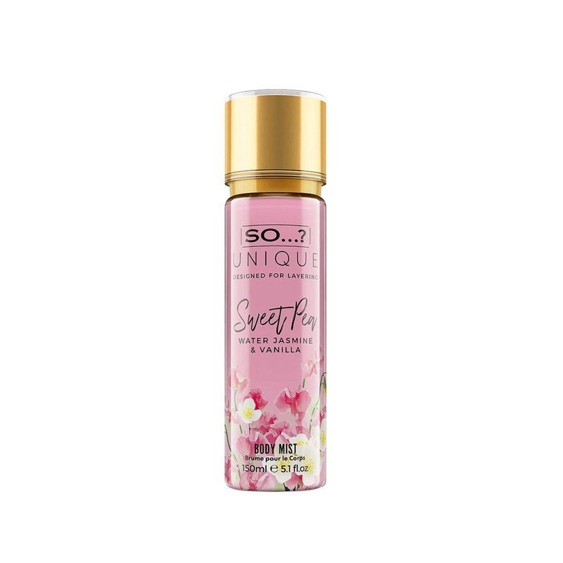So? Unique Sweet Pea Body Spray 150ml – Pleasant Fragrance for Daily Use