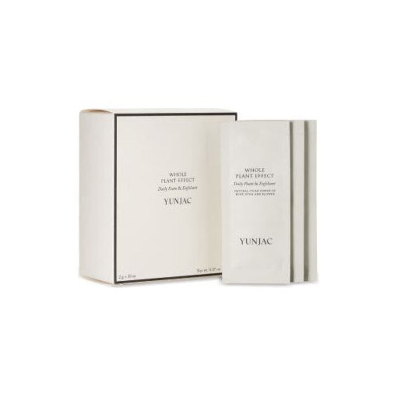 YUNJAC Whole Plant Effect Daily Foam & Exfoliant – 2g  30ea | Gentle Exfoliation & Deep Cleansing