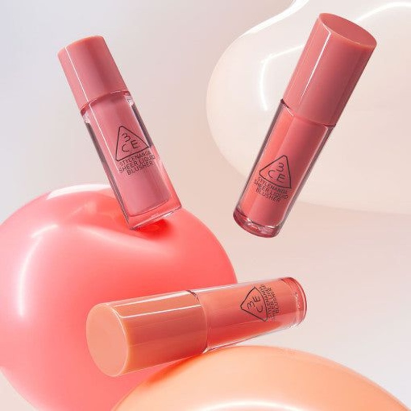 3CE Sheer Liquid Blusher 3g | Lightweight & Long-Lasting Glow SIDE PIECE