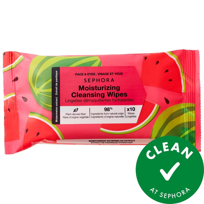 Cleansing + Exfoliating Wipes: Natural Micellar Water Makeup Remover, Vegan Skincare, Hydrating & Radiance Boosting, Pore Refining