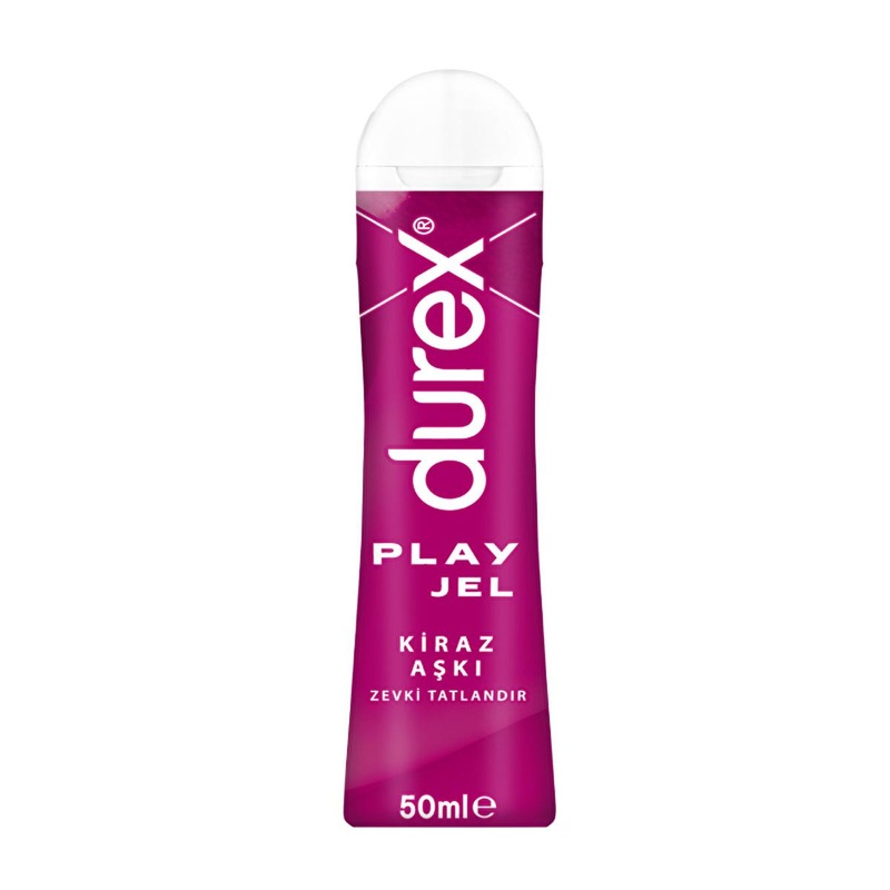 Durex Play Cherry Love: Enhance Intimacy with Deliciously Flavored Personal Lubricant for Couples, Condom & Toy Safe – 1.69 fl oz