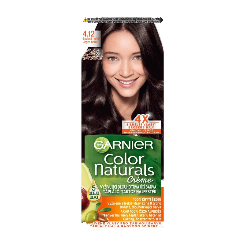 GARNIER Color naturals 4.12 Icy Brown permanent hair color