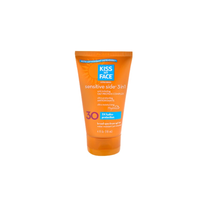 Kiss My Face Spf30 Sensitive Slide 3 In 1 Sunscreen 118ML