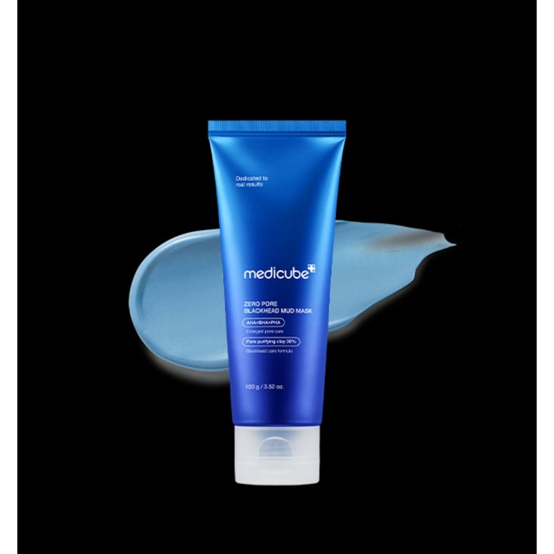 medicube Zero Pore Blackhead Mud Mask 100g | 3-Minute Deep Cleansing & Pore Detox
