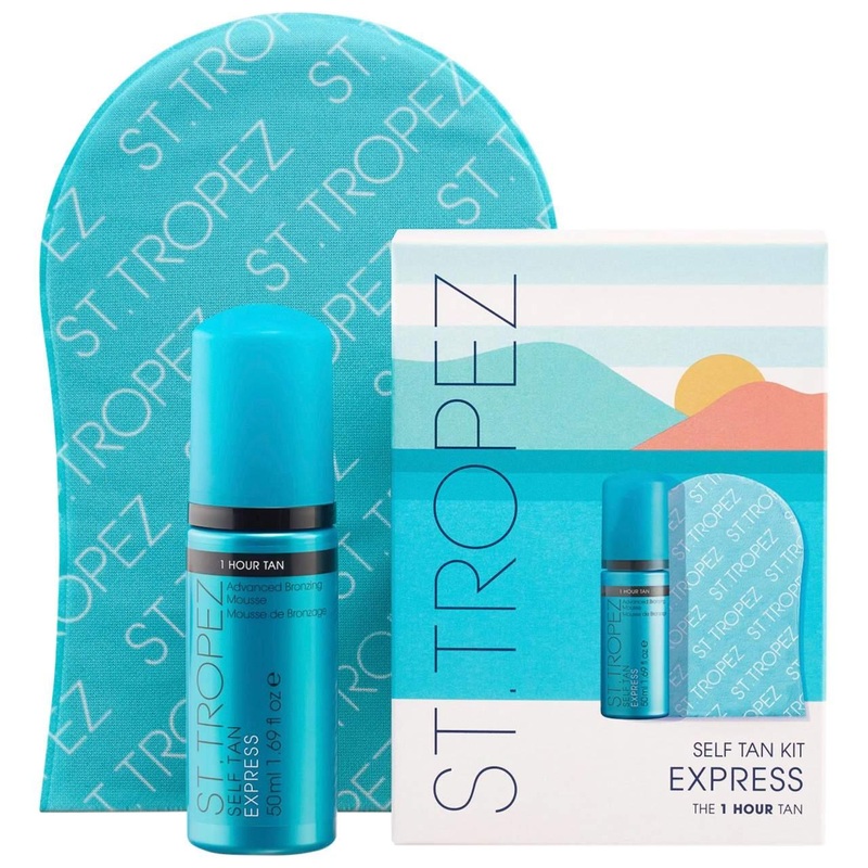 St. Tropez Self Tan Express Mini Kit: Customizable Bronzing Mousse for Natural, Sunless Tanning | Vegan & Cruelty-Free