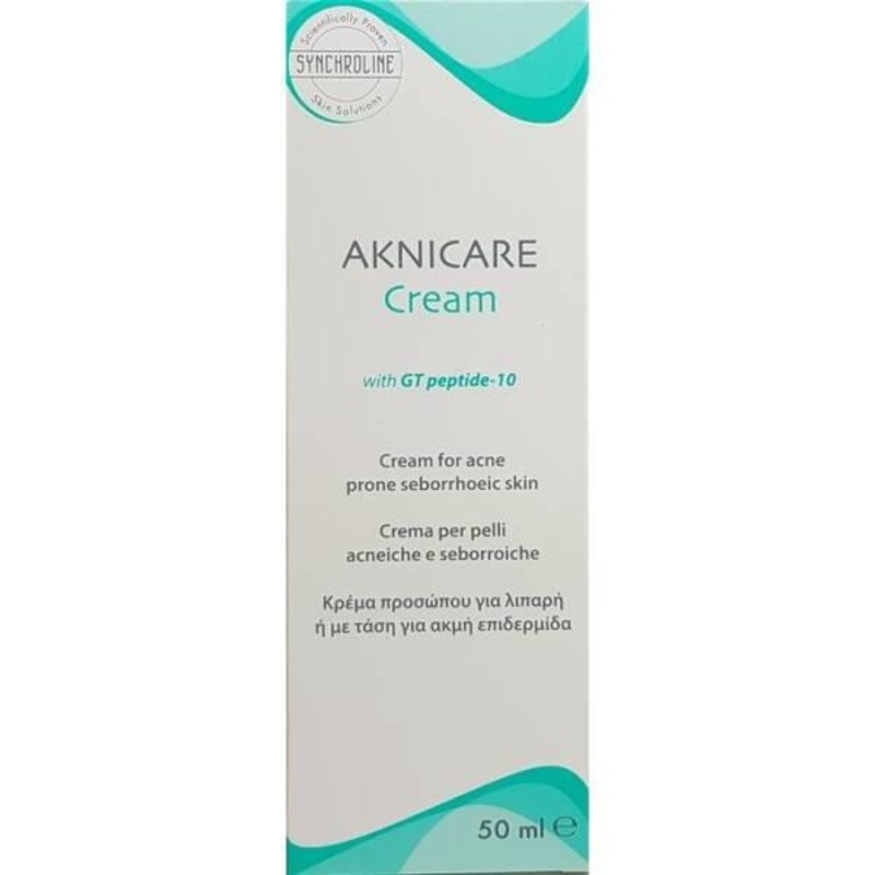 Synchroline Aknicare Acne Treatment Cream: Salicylic Acid for Blemish Control & Clear Skin – Daily Acne Care for Acne-Prone Skin