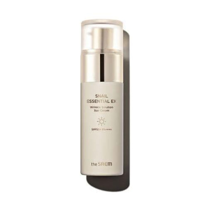The SAEM Snail Essential EX Wrinkle Solution Sun Cream  40ml | UV Protection & Anti-Aging Care