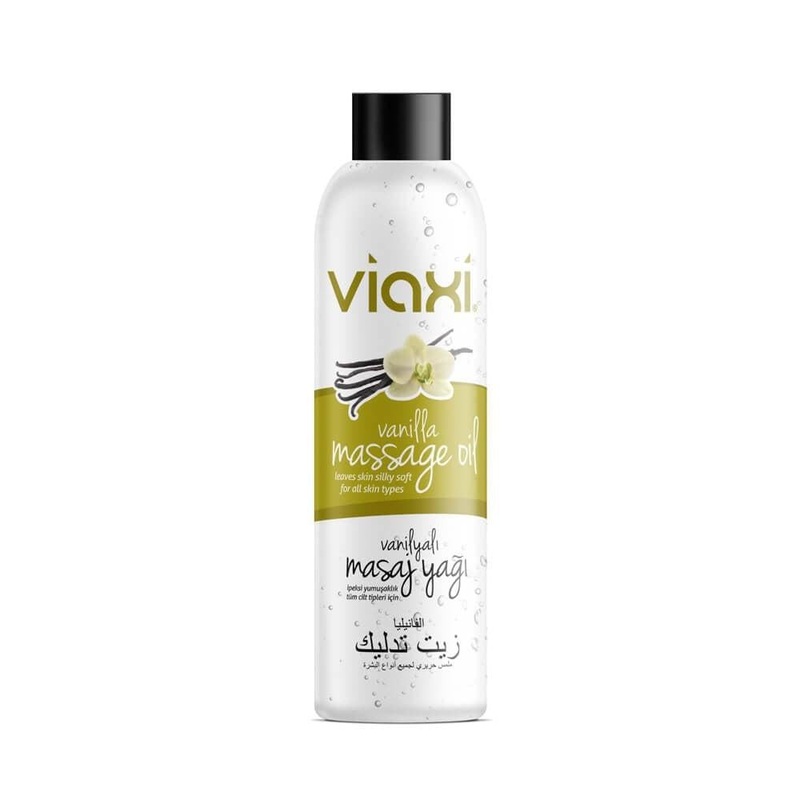 Viaxi Vanilla Scented Massage Oil – 100% Natural & Nourishing for Spa & Massage Therapy – 6 fl oz