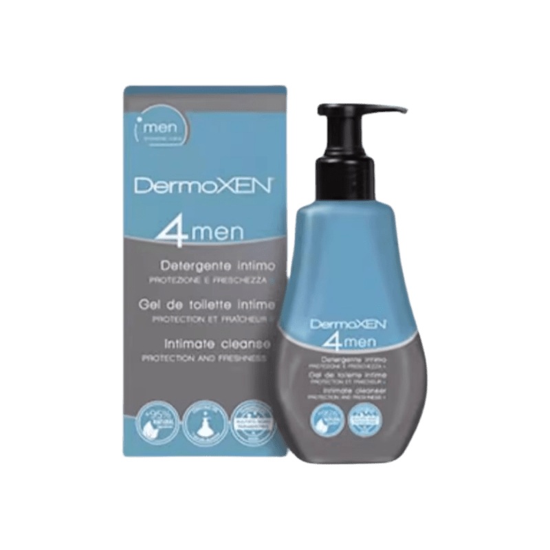 DERMOXEN 4Men Men’s Private Parts Cleanser  125ml | Gentle, Refreshing Hygiene for Men