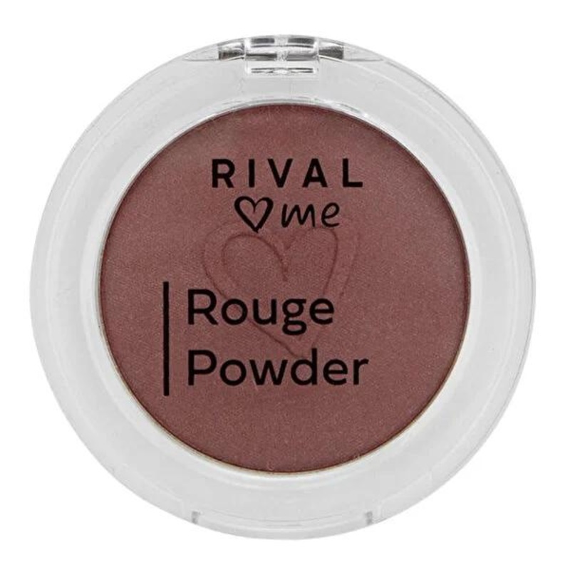 Rival Loves Me Rosewood Blush No:04 – Vegan, Cruelty-Free, Dermatologically Tested Makeup for Natural-Looking Cheek Color