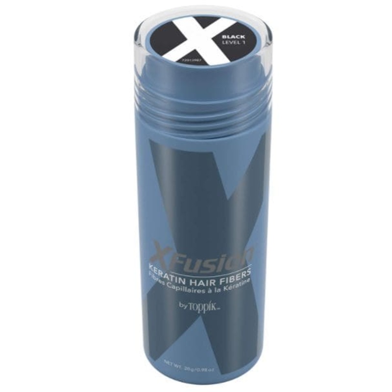 XFusion Keratin Hair Fibers – Large Size (28 g / .98 oz.) Black