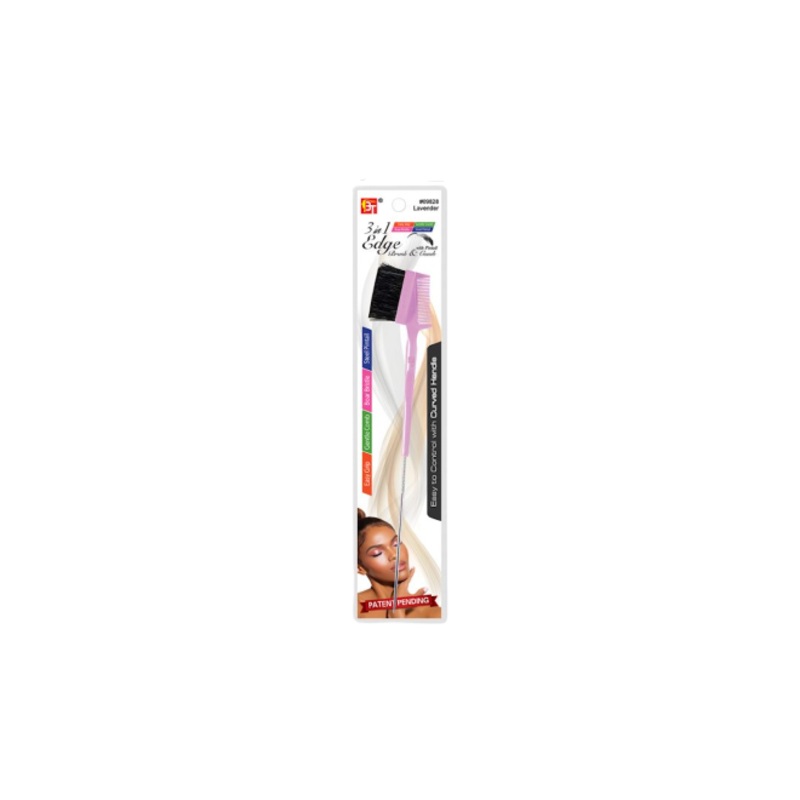 3 In 1 Edge Brush And Comb 3In1 Edge Brush And Comb Lilia