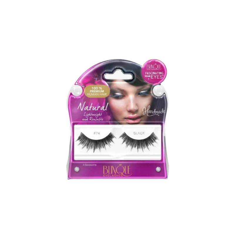 Blinque Eye Lashes 100% Premium Human Hair Natural
