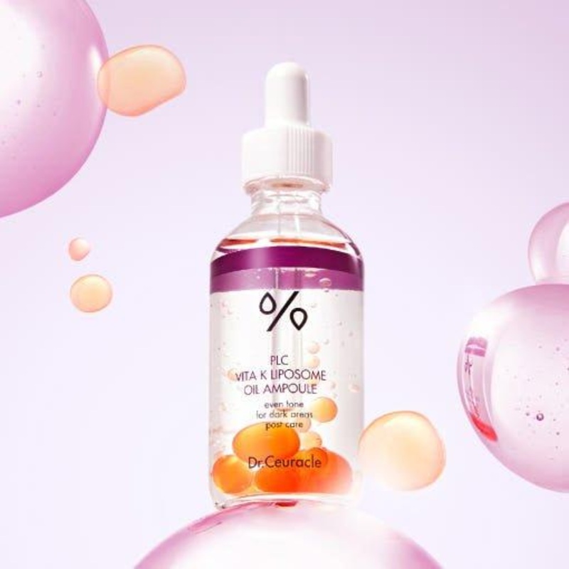Dr.Ceuracle PLC Vita Liposome Oil Ampoule  50ml | Brightening Vitamin K Complex for Even-Toned, Radiant Skin