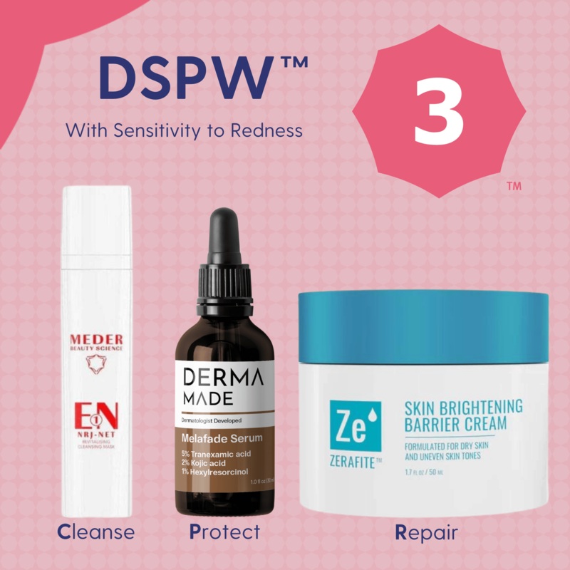 DSPW 3 Redness – Essentials Bundle No Sunscreen