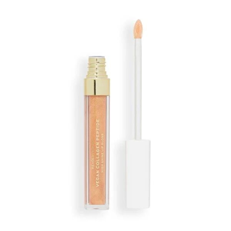 Revolution Pro Vegan Collagen Peptide High Shine Lip Gloss – Moisturizing, Cruelty-Free, Vegan Lip Care