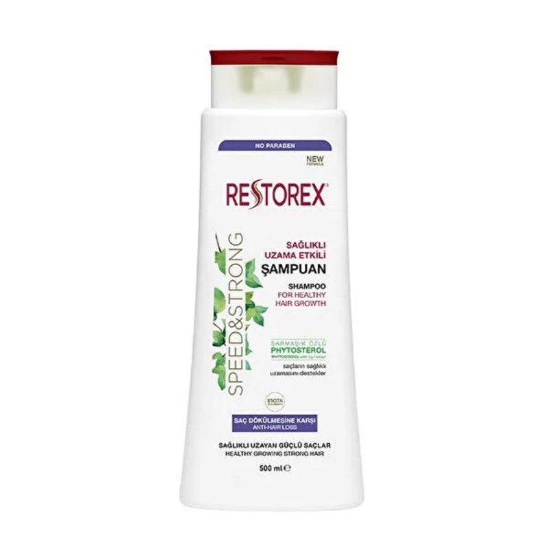 Restorex: Healthy Hair Growth Shampoo – Anti Hair Loss Formula, Strengthens & Nourishes, Phytosterol & Ivy Extract – 16.91 fl oz