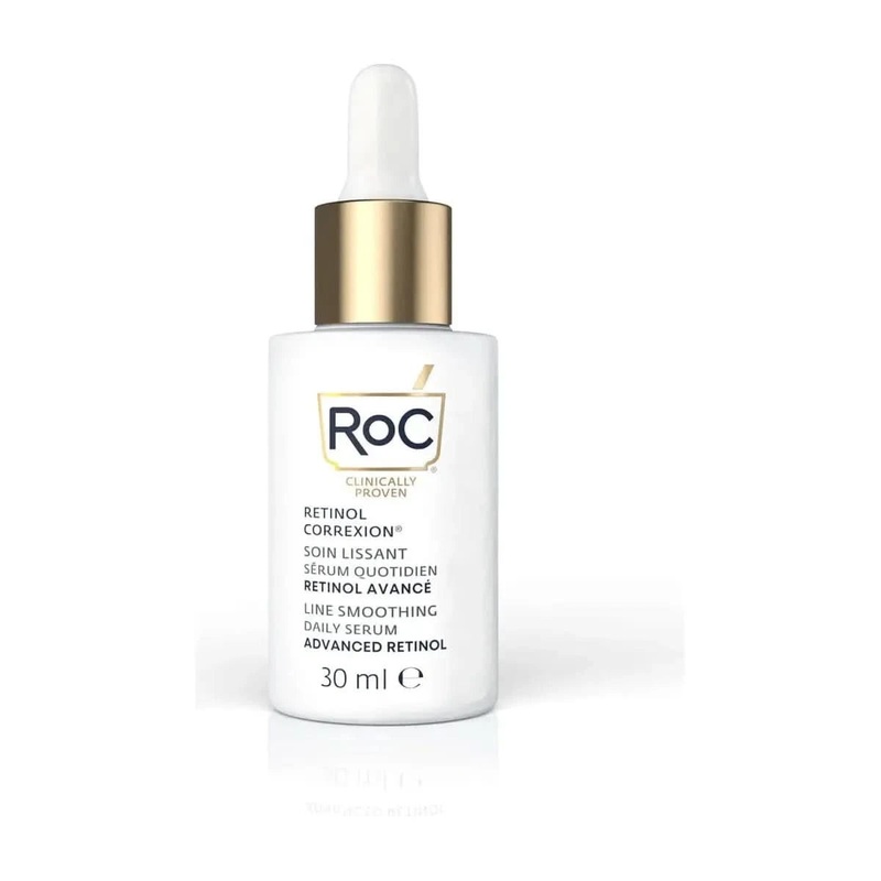 RoC Retinol Correxion Line Smoothing Daily Serum  30ml  Clinically Proven Retinol Power for Visibly Smoother, Firmer & Hydrated Skin