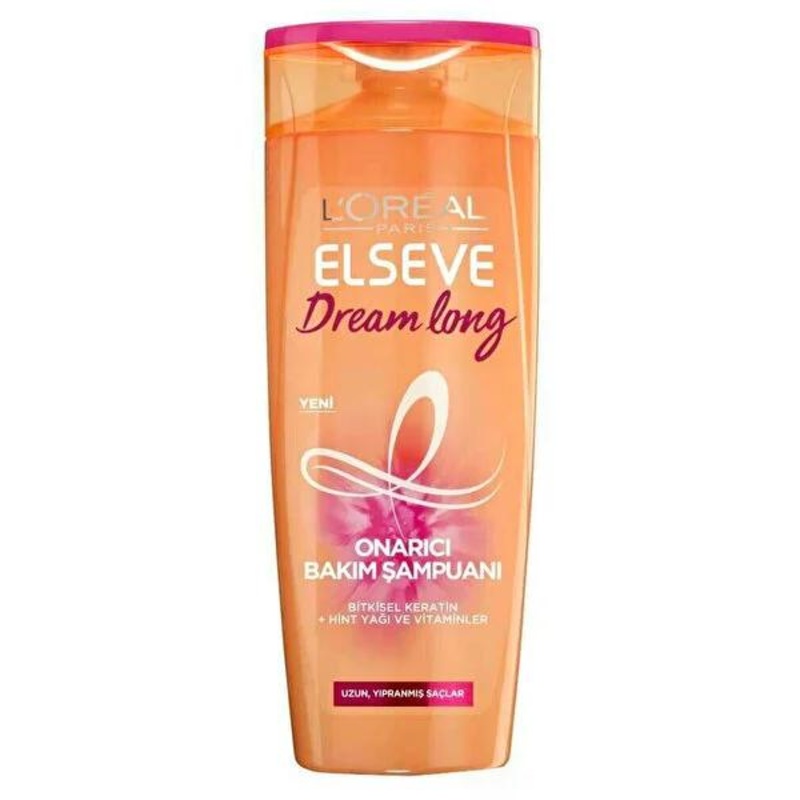 Elseve Elseve Dream Long Repairing Care Shampoo for Long Hair – Nourishes, Repairs, and Protects Against Breakage – 12.18 fl oz