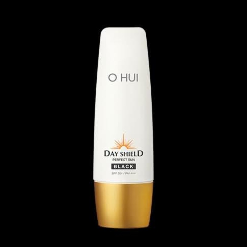 O HUI Day Shield Perfect Sun Black SPF50+ PA++++  50ml | UV Protection, Brightening & Lightweight Formula