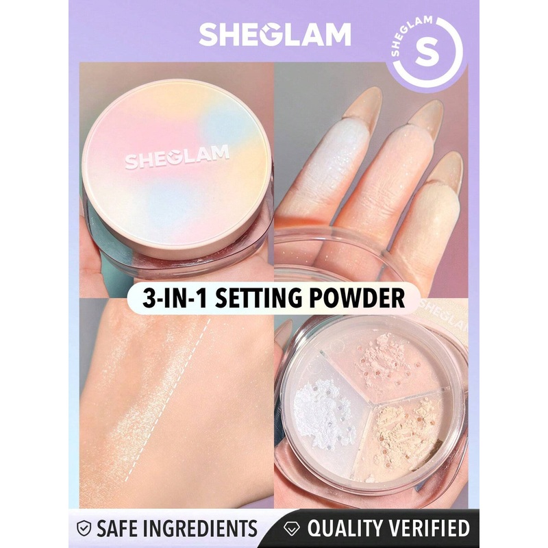 SHEGLAM Radiance Ring 3-In-1 Correcting Setting Powder
