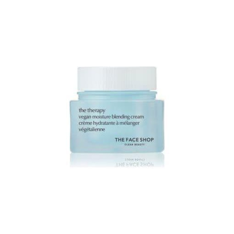 THE FACE SHOP The Therapy Vegan Moisture Blending Cream – 60ml | Hydration & Nourishment