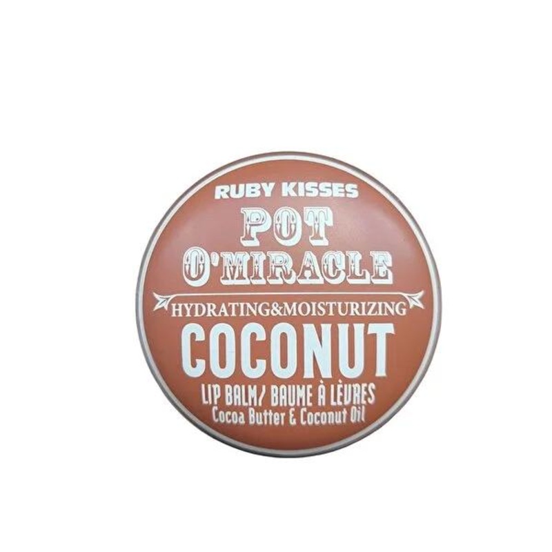 Ruby Kisses Lip Emollient Coconut – Natural Moisturizing Lip Care with Coconut Oil & Shea Butter