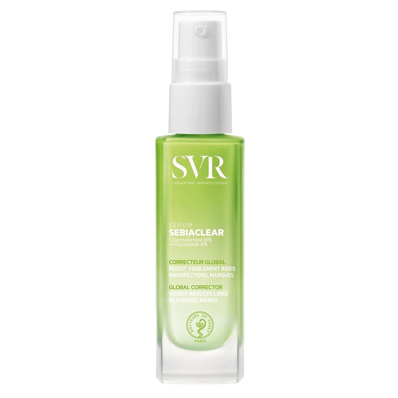 SVR Sebiaclear Serum  30ml | Anti-Blemish & Anti-Aging Serum for Oily & Acne-Prone Skin