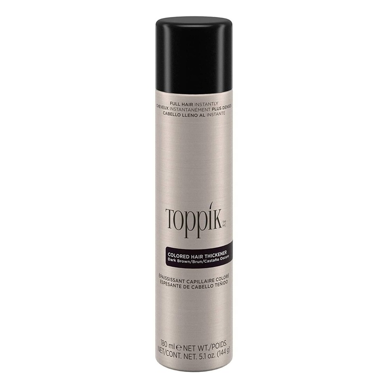 Toppik Colored Hair Thickener – DARK BROWN 5.1 oz/144g bottle